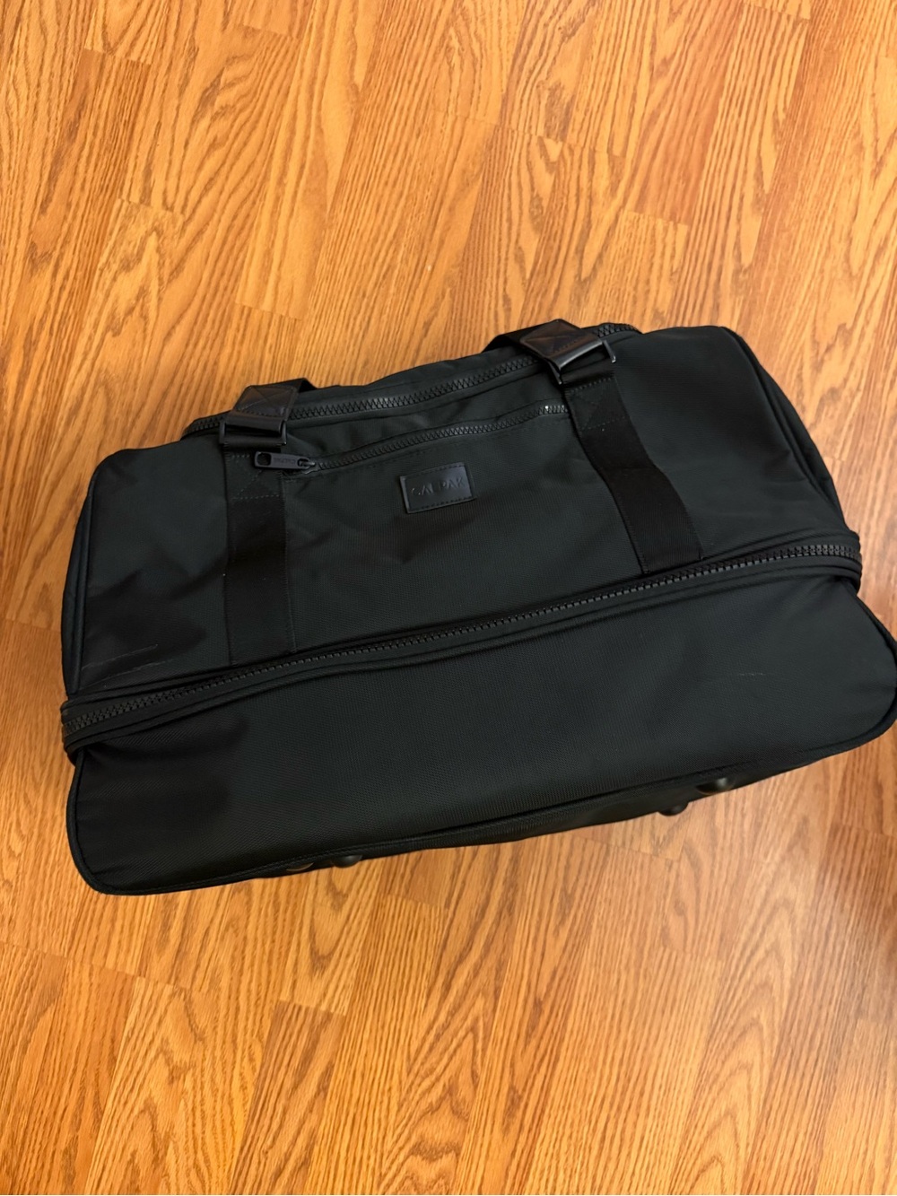 Calpak Black Travel Duffel Bag